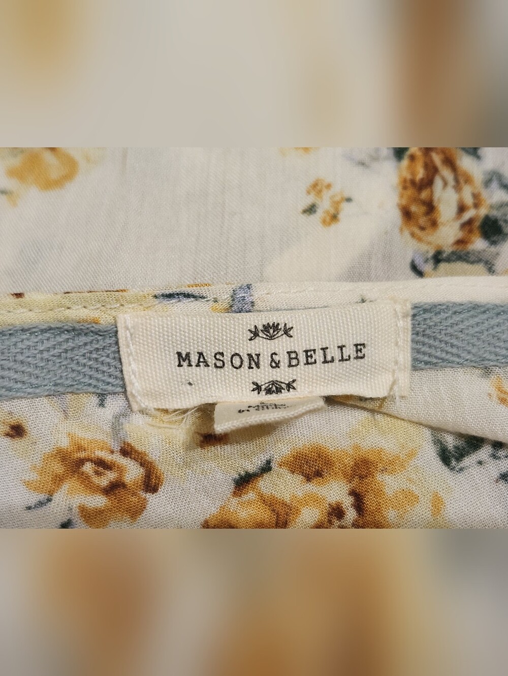 Mason & Belle Floral Lace Trim Duster - Picture 5 of 7